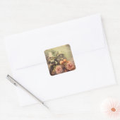 Oude heksenkunst voor Halloween Vierkante Sticker (Envelop)