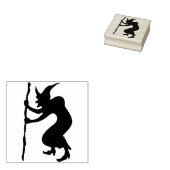 Oude hekserijstempel rubberstempel (Gestempeld)