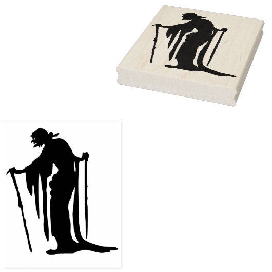 Oude hekserijstempel rubberstempel (Gestempeld)