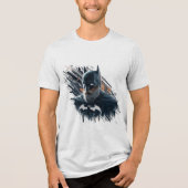 oude held Tri-Blend shirt (Voorkant)