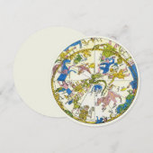 Oude Hemelbol, Arabische Sfeer, Sterrenbeelden Kaart (Voorkant / Achterkant)