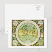 Oude Hemispheres van de wereld, bord 94 van 'T Briefkaart (Voorkant / Achterkant)