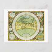 Oude Hemispheres van de wereld, bord 94 van 'T Briefkaart (Voorkant)