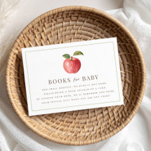 Oude herfst appel boeken voor baby bijgevoegde kaa