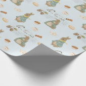 Oude herfst Engelse konijn Cadeaupapier (Hoek)