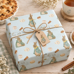 Oude herfst Engelse konijn Cadeaupapier