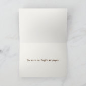 Oude herfst schommel bank voor sympathie kaart (Binnen)