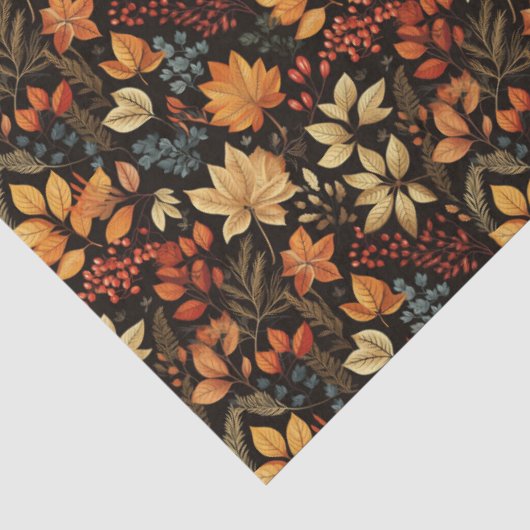 Oude herfst tissuepapier (Detail)