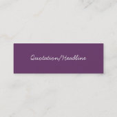 Oude herinneringen 3 White Clematis Floral Photogr Mini Visitekaartje (Achterkant)