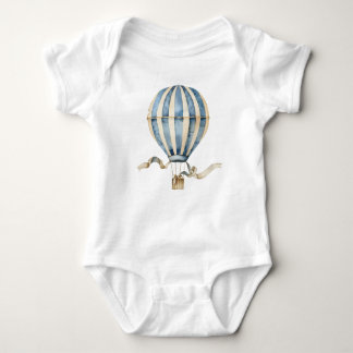 Oude heteluchtballon baby romper – Whimsical