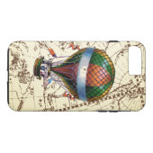 Oude heteluchtballon zweeft over de dierenriemheme Case-Mate iPhone case (Achterkant (Horizontaal))