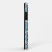Oude Hibiscus Bloemen Patroon Case-Mate iPhone Case (Achterkant/rechts)