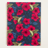 Oude Hibiscus Botanische en Kolibrie Planner (Voorkant)