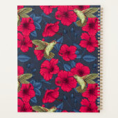 Oude Hibiscus Botanische en Kolibrie Planner (Achterkant)