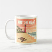 Oude Hilton Head South Carolina Koffiemok (Links)