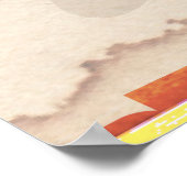 Oude Himalaya Reisposter Poster (Hoek)