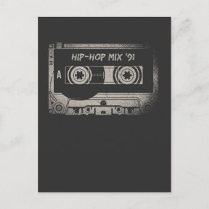 oude Hip Hip Mixtape 91 Music Love Briefkaart