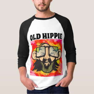 OUDE HIPPIE MANNEN VINTAGE 1960s T-SHIRTS