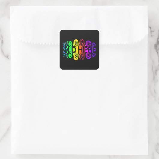 OUDE HIPPIE STICKERS (Tas)