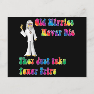 Oude Hippies Briefkaart