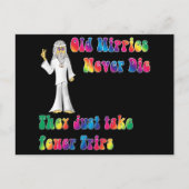 Oude Hippies Briefkaart (Voorkant)