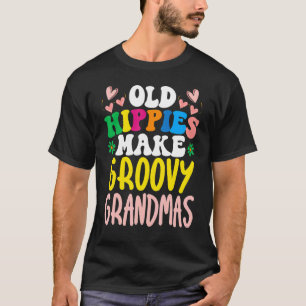 Oude Hippies maken Groovy Grandmas Grootmoeder het T-shirt