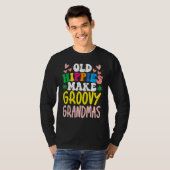 Oude hippies maken groovy oma's oma het beste t-shirt (Voorkant volledig)