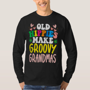Oude hippies maken groovy oma's oma het beste  t-shirt