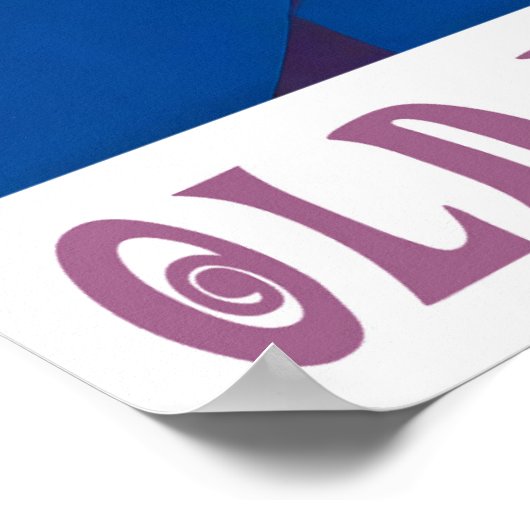 Oude Hippies sterven nooit Poster (Hoek)