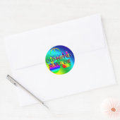 Oude Hippies sterven nooit Sticker (Envelop)