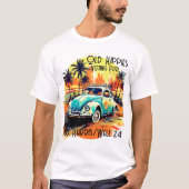 Oude Hippies voor Harris/Walz T-shirt (Voorkant)