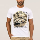 Oude Hippies voor Harris/Walz T-shirt (Voorkant)