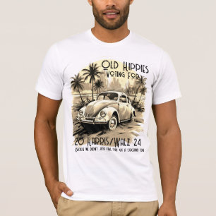 Oude Hippies voor Harris/Walz T-shirt