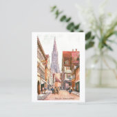 Oude Hirschgasse, Ulm, Duitsland Briefkaart (Staand voorkant)