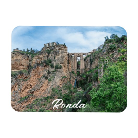 Oude historische brug in Ronda, Spanje Magneet (Horizontaal)