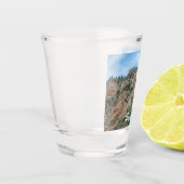 Oude historische brug in Ronda, Spanje Shot Glas (Links)