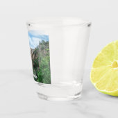 Oude historische brug in Ronda, Spanje Shot Glas (Rechts)