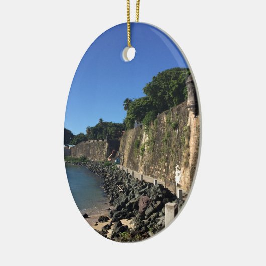 Oude historische San Juan-site Keramisch Ornament (Links)