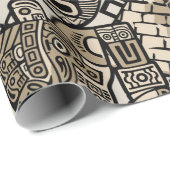 Oude Historische Symbolen Tattoo stijl Cadeaupapier (Rol Hoek)