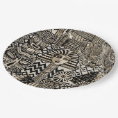 Oude Historische Symbolen Tattoo stijl Papieren Bordje (Gekanteld)