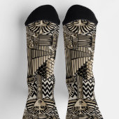 Oude Historische Symbolen Tattoo stijl Sokken (Top)