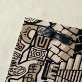 Oude Historische Symbolen Tattoo stijl Strandlaken (In situ)