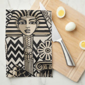 Oude Historische Symbolen Tattoo stijl Theedoek (Quarter Fold)