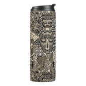 Oude Historische Symbolen Tattoo stijl Thermosbeker (Gedraaid links)