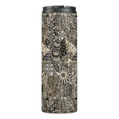 Oude Historische Symbolen Tattoo stijl Thermosbeker (Achterkant)