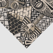 Oude Historische Symbolen Tattoo stijl Tissuepapier (Detail)