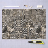 Oude Historische Symbolen Tattoo stijl Tissuepapier (Craft)