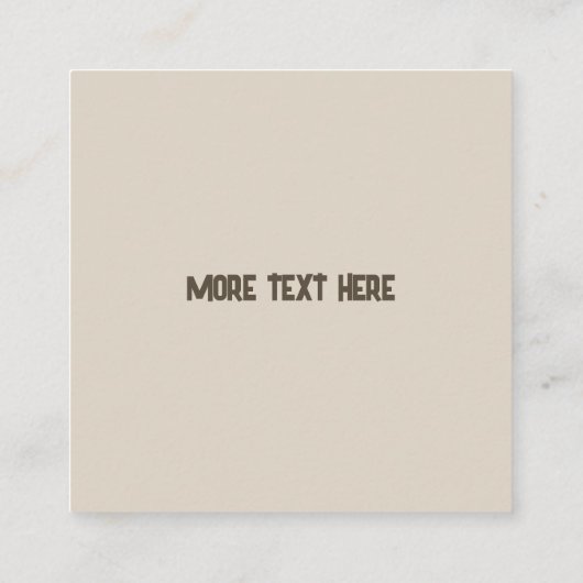 Oude Historische Symbolen Tattoo stijl Vierkante Visitekaartje (Achterkant)