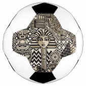 Oude Historische Symbolen Tattoo stijl Voetbal (Voorkant)