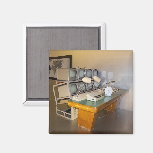 oude historische tv studio magneet (Voorkant / Achterkant)